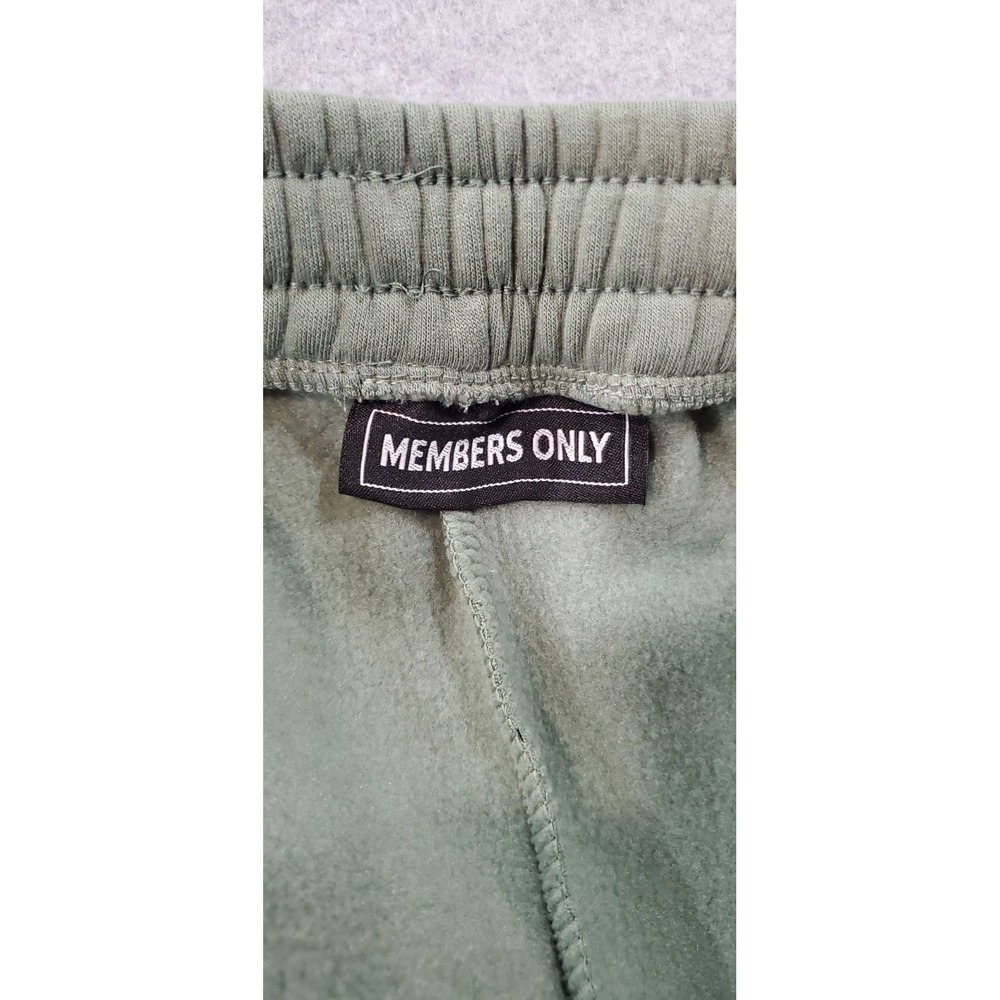 The‎ Original Members Only Olive Green Men's Unisex Large Skull Roses Sweatpants - Picture 8 of 10